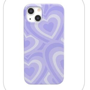 Lavender Heart Phone Case